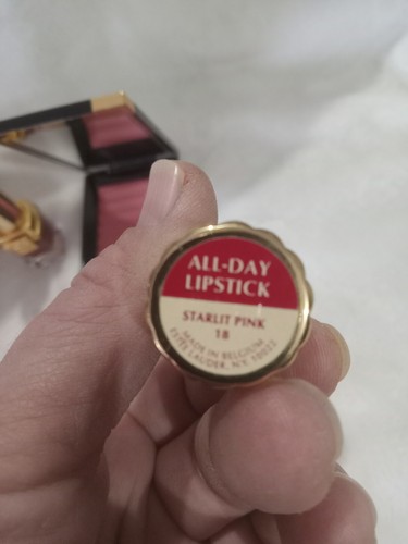 Estée Lauder Pink Kiss Tender Blush Blush Douceur And 3 Lipsticks, Lot Of 4 - Picture 2 of 20