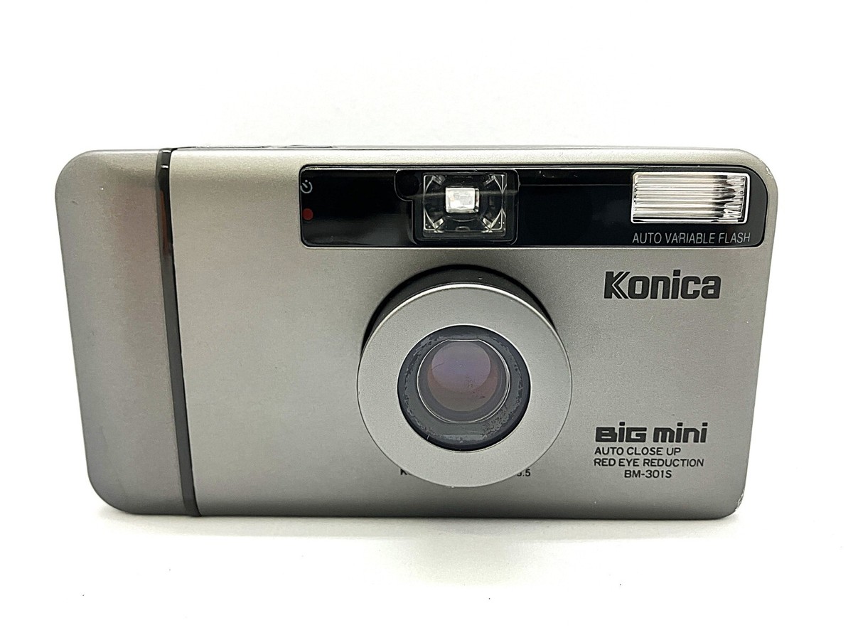 #455■動作品■ Konica BIG mini BM-301s Excellent+5] KONICA Big Mini BM-301S Black Point & Shoot