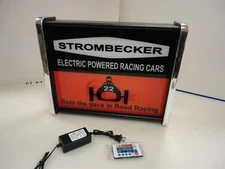 Strombecker Slot cars LED Display light sign box
