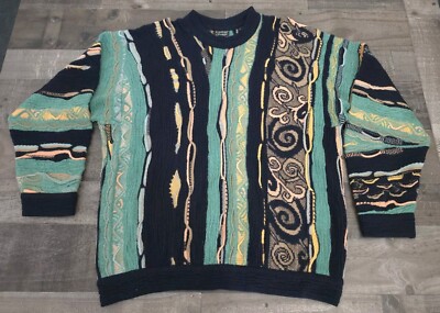 Vintage Coogi Classic Sweater 100% Cashmere RARE Size Medium 