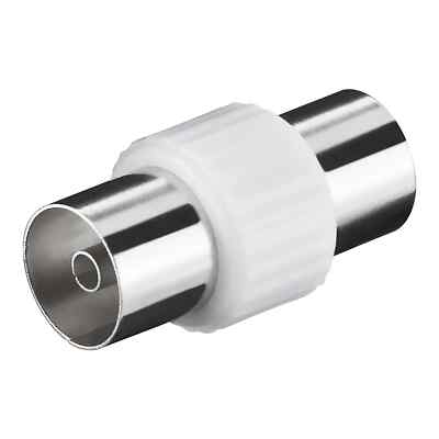 Adattatore Cavo Antenna Tv 2 Pezzi Spina Connettore Coassiale Diritto Femmina Per Antenna TV Partitore Antenna TV - Foto 2