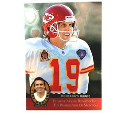 Joe Montana Trilogy 1995 SP Insert Card #MT17 NFL HOF Kansas City Chiefs