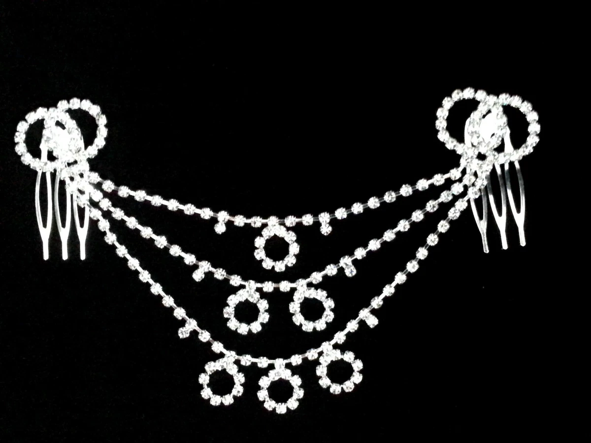 Pettine Per Capelli Da Sposa Con Cristalli Marchese E Finitura Oro Rosa - Accessorio Elegante Per Matrimoni E Feste