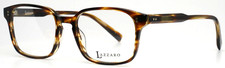 LAZZARO Romano Havana Mens Square Full Rim Eyeglasses 52-18-145 B:41