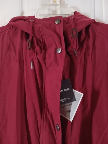 Eddie Bauer Outdoor Outfitter Women's 3X Burgundy Hooded Jacket - Picture 3 of 18