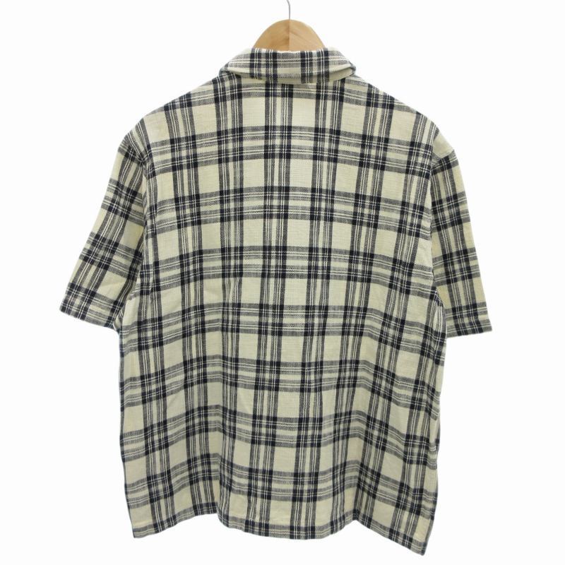 Kith Nyc 23Ss Boxy Collared Overshirt Check Shirt Casual Logo