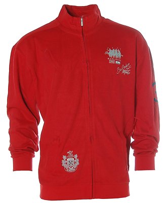 Kitaro Herren Strickjacke Jacke Stehkragen Campari 3XL X1547
