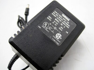 OEM Yamaha External PA-3 Power Supply Adapter AC 120V DC 10V Piano