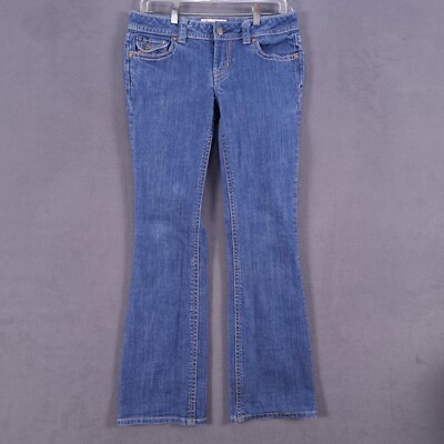 MEK Jeans Womens 29 Blue Stretch Denim Chicago Bootcut Grunge Western Casual
