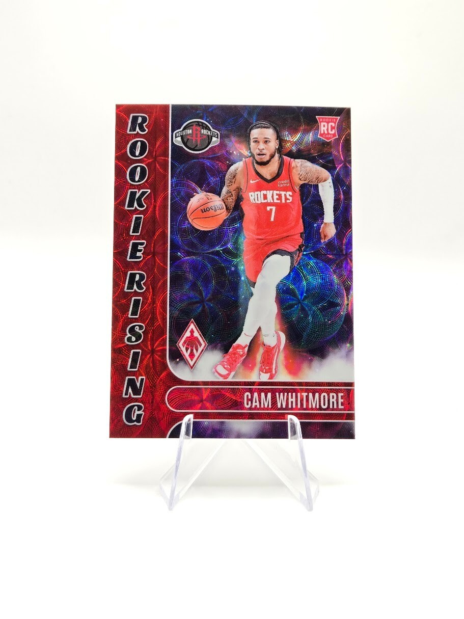 Cam Whitmore 2023-24 Panini Phoenix RC Rookie Rising International Red SP /75