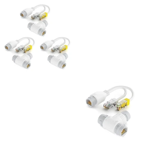 Ethernet POE Splitter for Security Cameras Networking Cable Efficiency Boosters