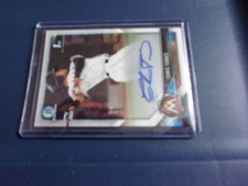 2018 Bowman Chrome Prospect #BCPA-CT CHRIS TORRES  Auto Miami Marlins 