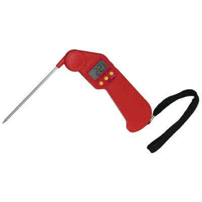 Hygiplas CF913 Hygiplas Easytemp Digitales Fleischthermometer, Rot Küchensonde