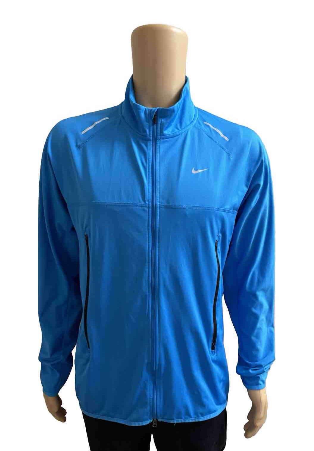 SACAI X NIKE Giacca a vento Nike blu full due vie YKK zip atletica corsa uomo large