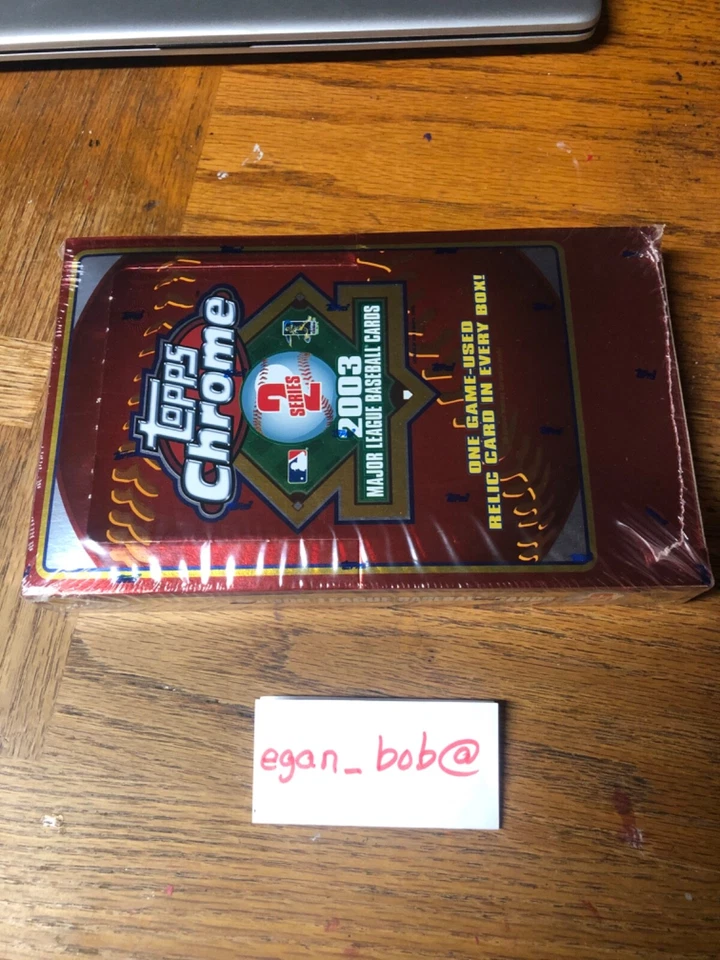 2003 Topps Chrome  Baseball  SERIES 2 Sealed Hobby box  VERY LIMITED and rare - Image 2 of 4