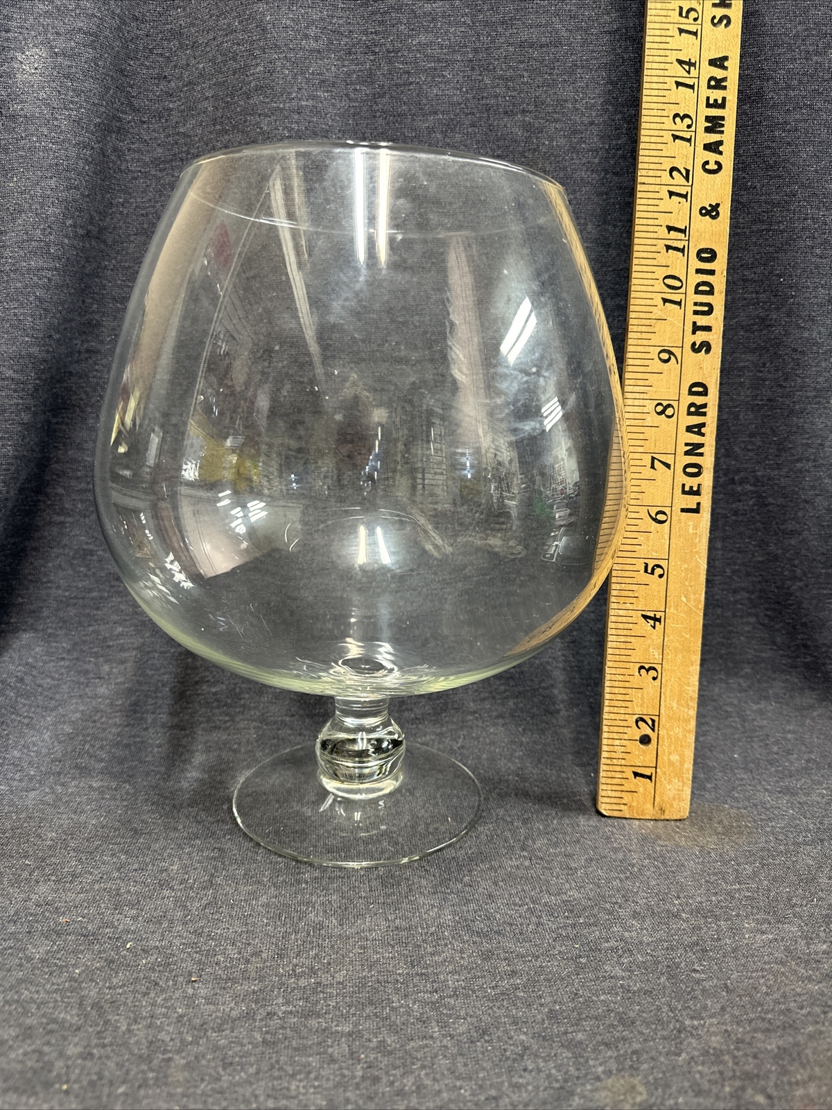 Vintage Brandy Snifter 11.5" X Large Grande Glass terrarium eBay