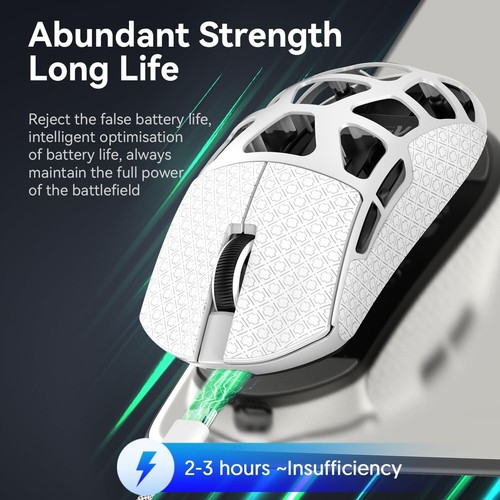ATTACK SHARK R3 46g Magnesium Alloy Mouse, PixArt PAW3395 BT/2.4G/Wired,26000DPI - Picture 62 of 64