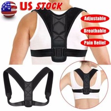 Adjustable Posture Corrector, Upper Back Brace, Breath Support Back Straightener