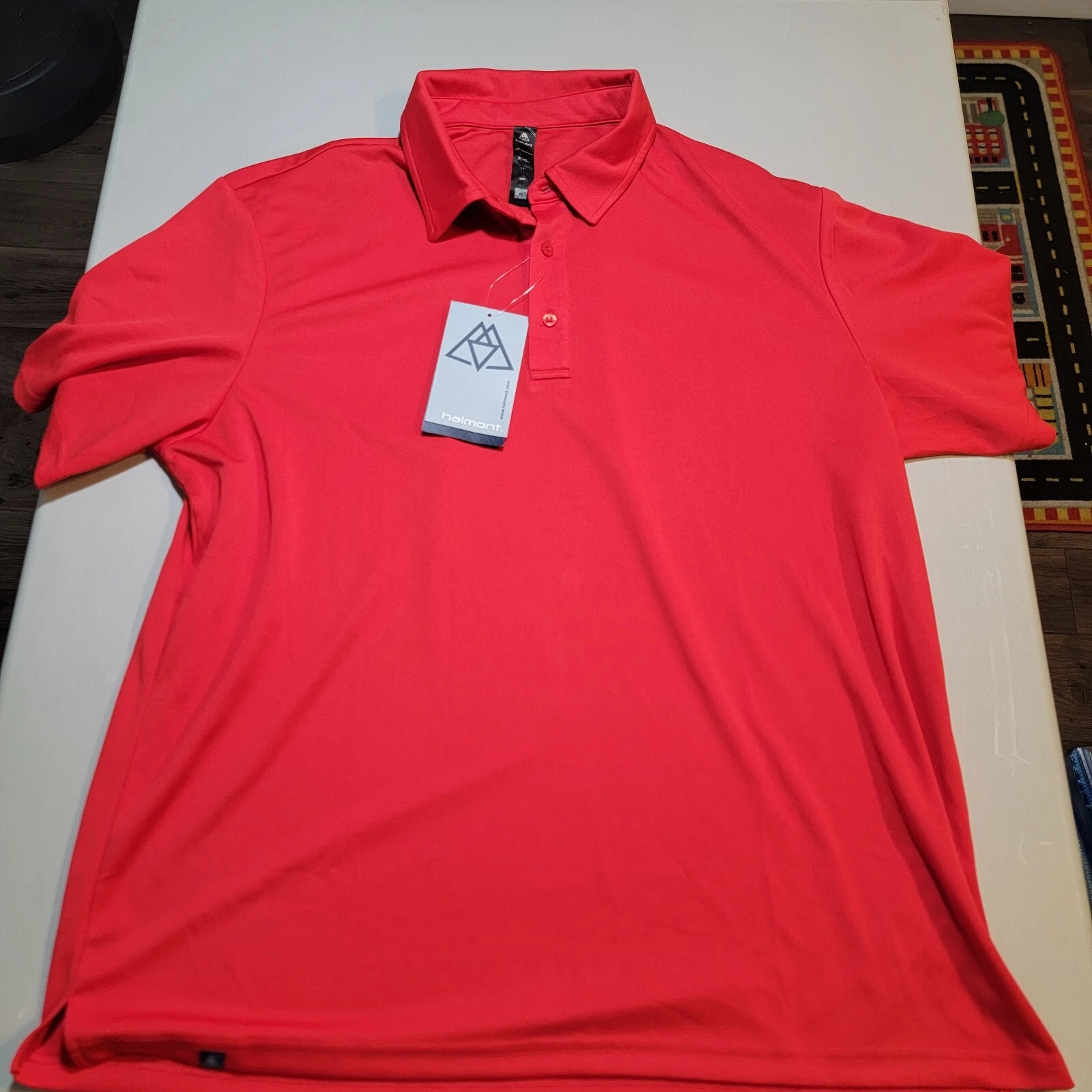 Haimont Polo Shirts for Men-Dry Fit Short Sleeve Collared Golf T-Shirts Mens XXL