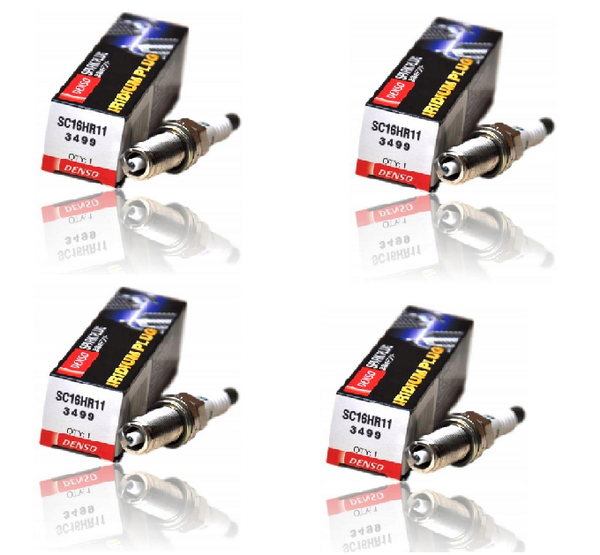 4X Denso ZüNdkerzen 3499 SC16HR11 Toyota Lexus Aston Martin Peugeot Iridium-image