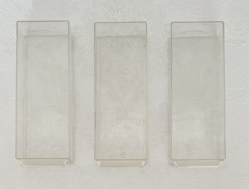 Set of 3 Vintage Plastic Replacement DRAWERS for Akro Mils Cabinet • No. 20-445