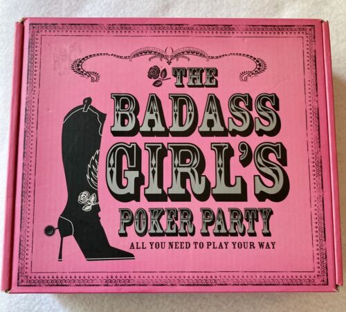 The Badass Girl’s Poker Party Poker Kit With Book - Picture 1 of 5
