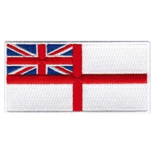 BRITISH ROYAL NAVY JACK FLAG PATCH UK Great Britain MILITARY embroidered iron-on