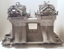 Quick Fuel 750 Cfm 2x4 Dual Quad Marine Carburetor Mechanical Carb Custom Quick Fuel 750 Cfm 2x4 Dual Quad Marine Carburetor Mechanical Carb Custom