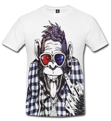 Leg dich nicht mit mir an T-Shirt Gorilla Affe lustig unhöflich frech Witz Weihnachtsgeschenk Top