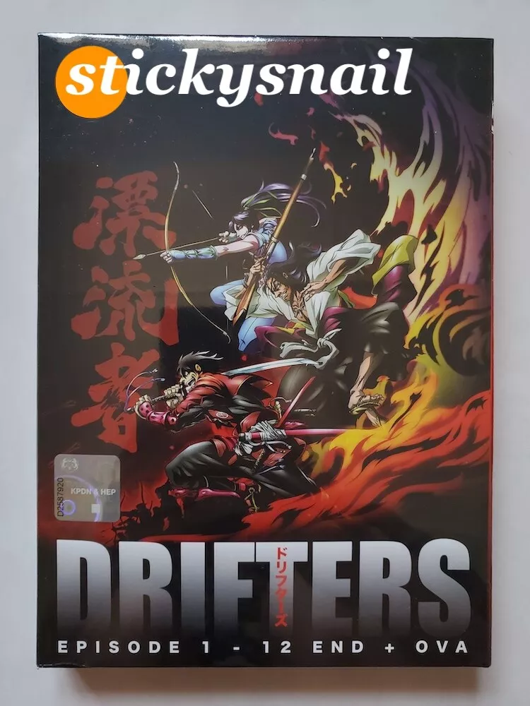 *ANIME* DVD DRIFTERS VOL.1-12 END + OVA ENGLISH SUBTITLE REGION ALL