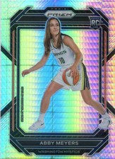 2023 Panini Prizm WNBA ABBY MEYERS RC ROOKIE #143 SILVER HYPER PRIZM WINGS
