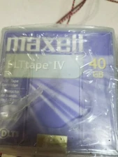 Maxell  IV 40 GB DLT Tapes, reorder #183270 1/2" Tape Cartridge (5  in a pack)  