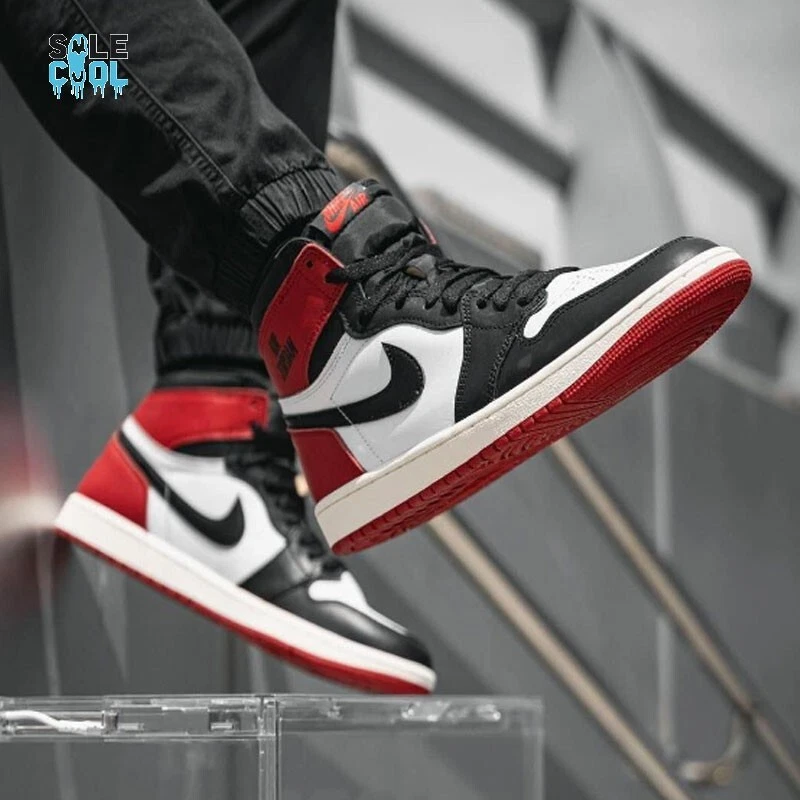 Jordan 1 Retro OG High Black Toe Reimagined for sale | eBay