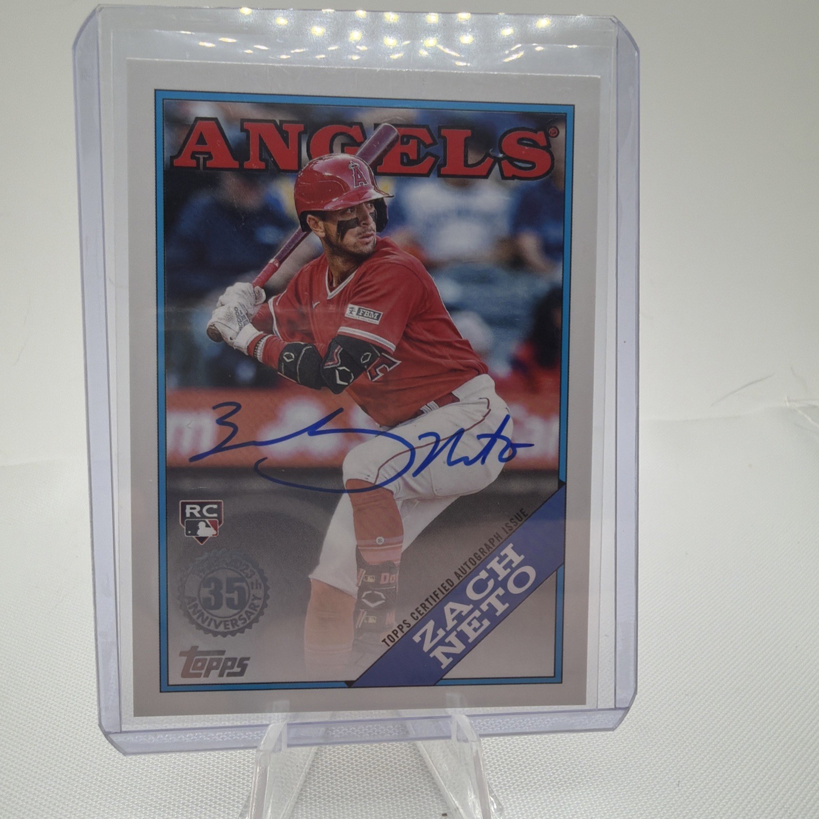 2023 Topps Update 1988 Topps Baseball Auto Zach Neto #88BAU-ZAN Rookie Auto RC