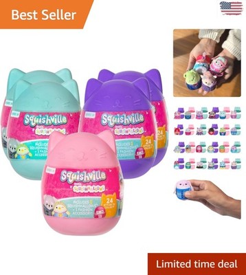Collectible Squishville Plush 5 Pack - Fantasy Cat Figures in Mystery Capsules