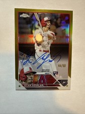 2023 Topps Chrome - Rookie Autographs Ryan Aguilar #RA-RA Gold Refractor /50 RC
