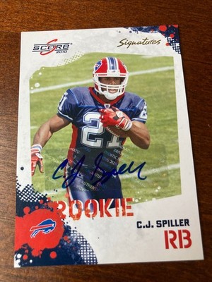 2010 Score C J Spiller Auto Rookie Autograph