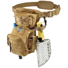 CKG Leg Bag Tactical Pouch for Metal Detecting, Drop Leg Bag, Waterproof Meta...