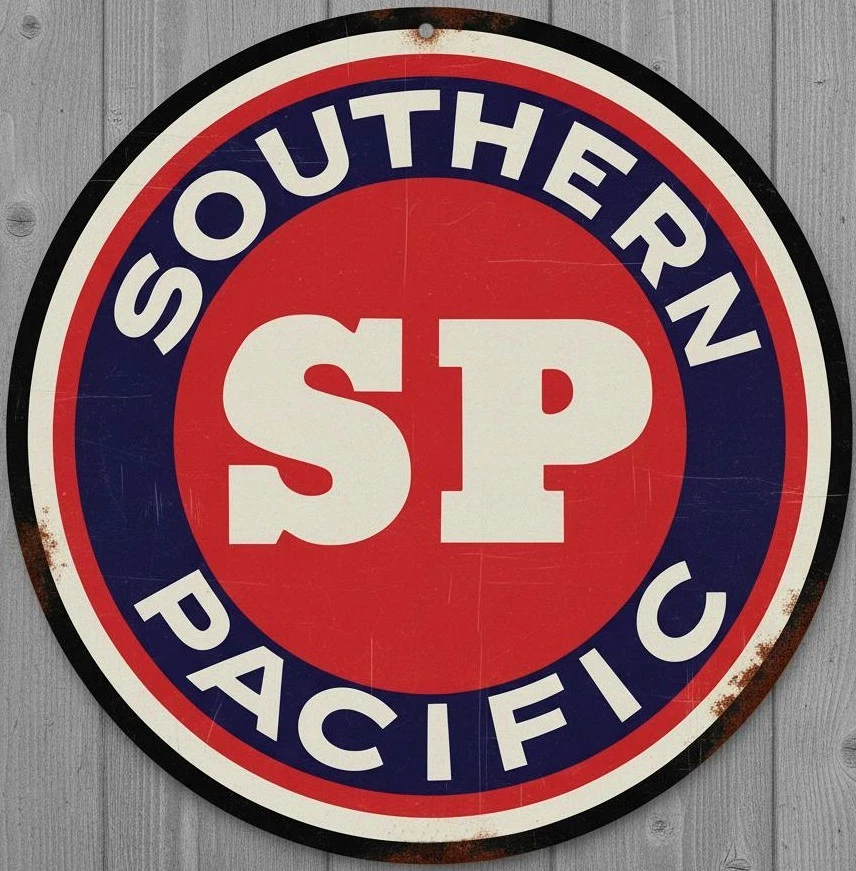 Southern Pacific Sign Indiana Collectible Railroad Signs & Plaques