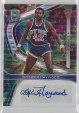 2019-20 Spectra Signatures Celestial Prizm 45/75 Spencer Haywood Auto HOF 02v3