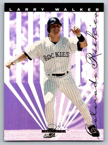 1995 Leaf Limited Baseball Larry Walker #91