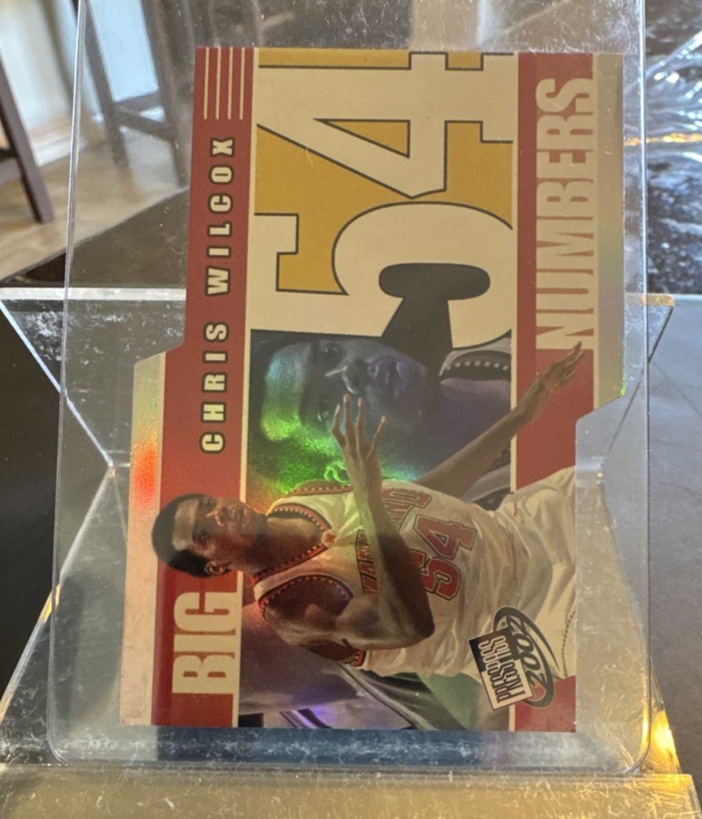 PRESS PASS BIG NUMBERS CHRIS WILCOX BN 24/27 MARYLAND TERRAPINS 2002 NCAA CARD