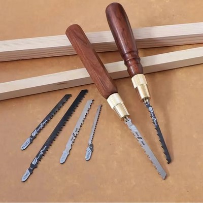 Mini Handsäge Set Holz Kunststoff Garten Haushalt austauschbares Sägeblatt