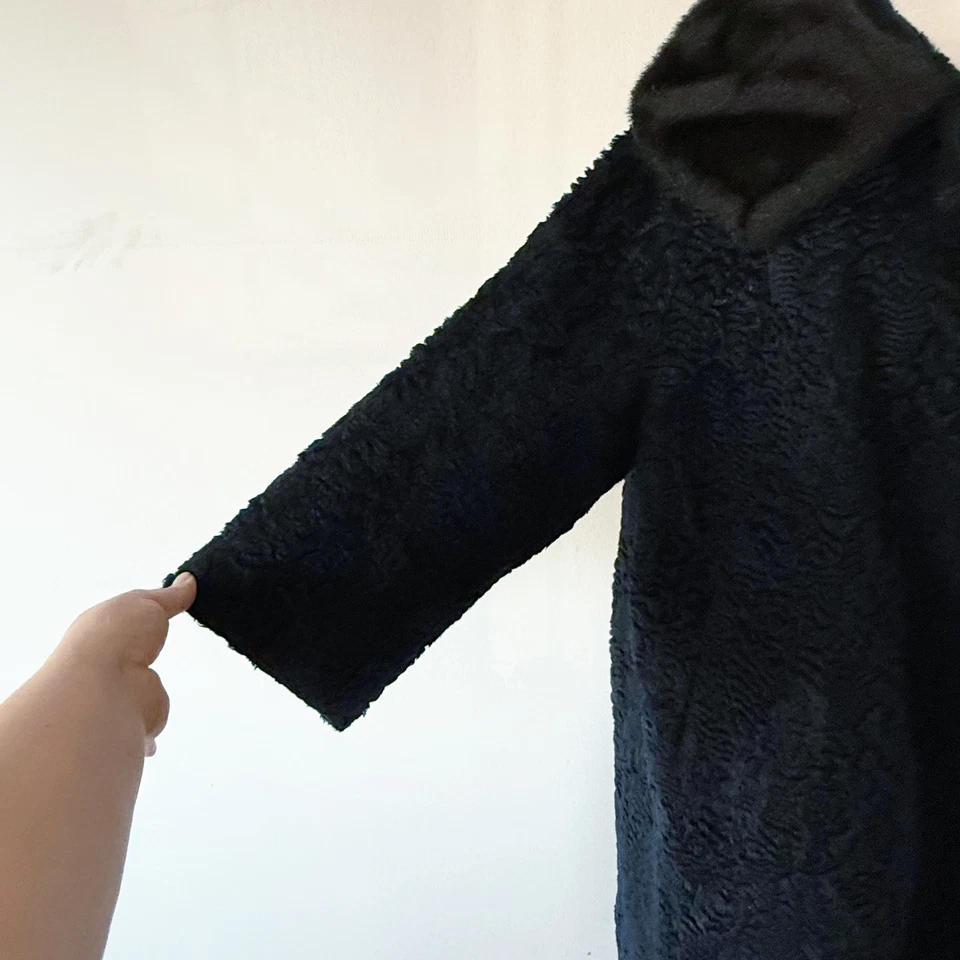 Gabardina larga Penny Lane vintage retro oscura gótica grunge años 60 para mujer años 70 Foto 3 de 4