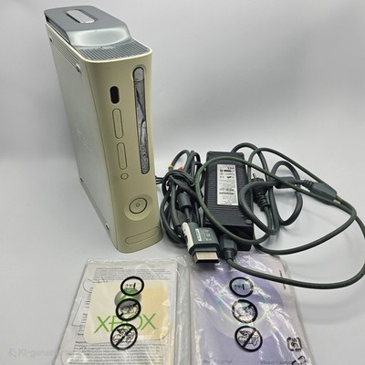 Microsoft Xbox 360 Konsole Arcade 20 GB HDD Originales Zubehörpaket Weiß Spiele