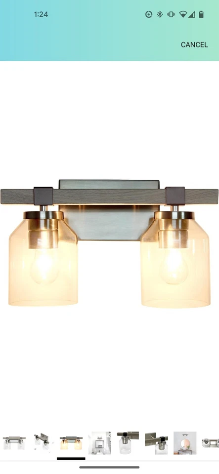 灰色镀铬工业灯具 全新 — 第 4/4 张图片