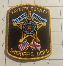 Fayette County (AL) Sheriff's Department Patch     ***NEW***