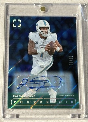 2024 Panini Photogenic Tua Tagovailoa AUTO #’d 01/25 1/1? Bookend 🔥