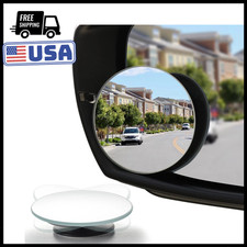 LivTee Blind Spot Mirror 2" Round HD Glass Frameless Convex Rear View Mirrors...