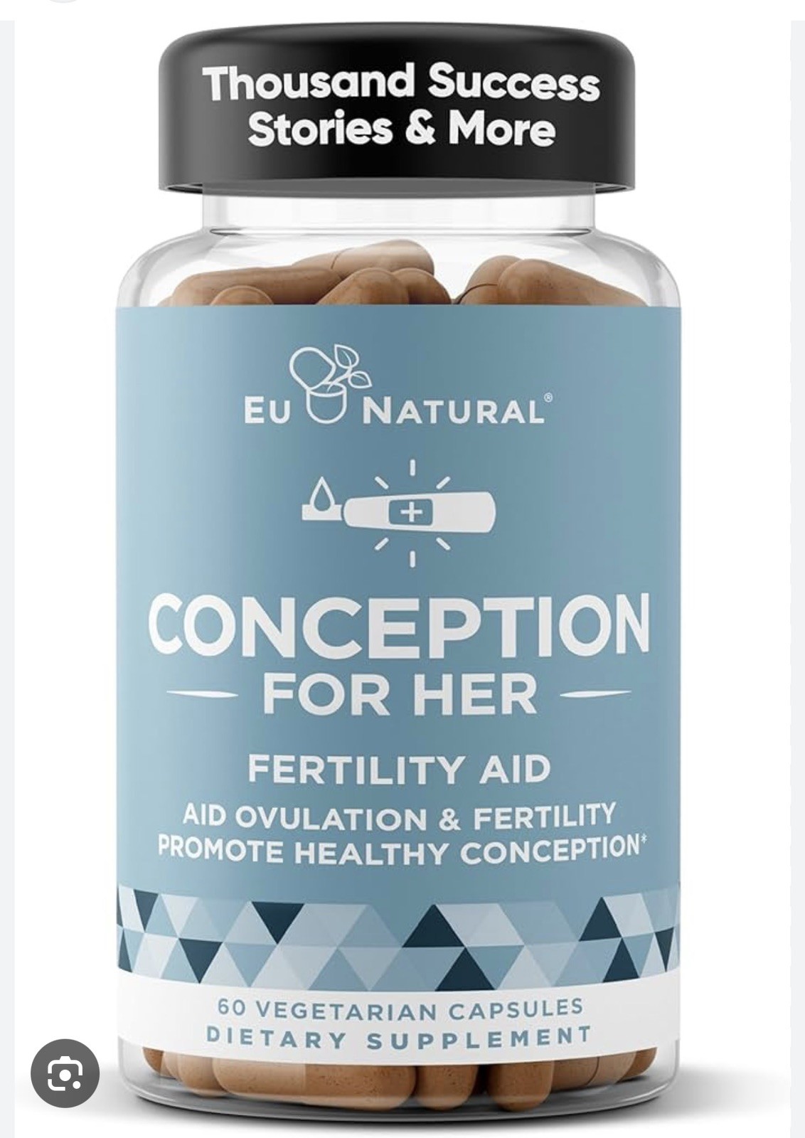 Eu natural Conception For Her, Fertility Aid Vitamins & Minerals 60 Capsules